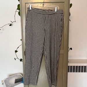 Houndstooth Ankle Pants